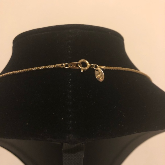 🌕Citation Gold tone necklace with gold tone beads - Picture 5 of 6